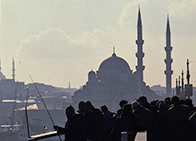 Istanbul, le moschee al tramonto